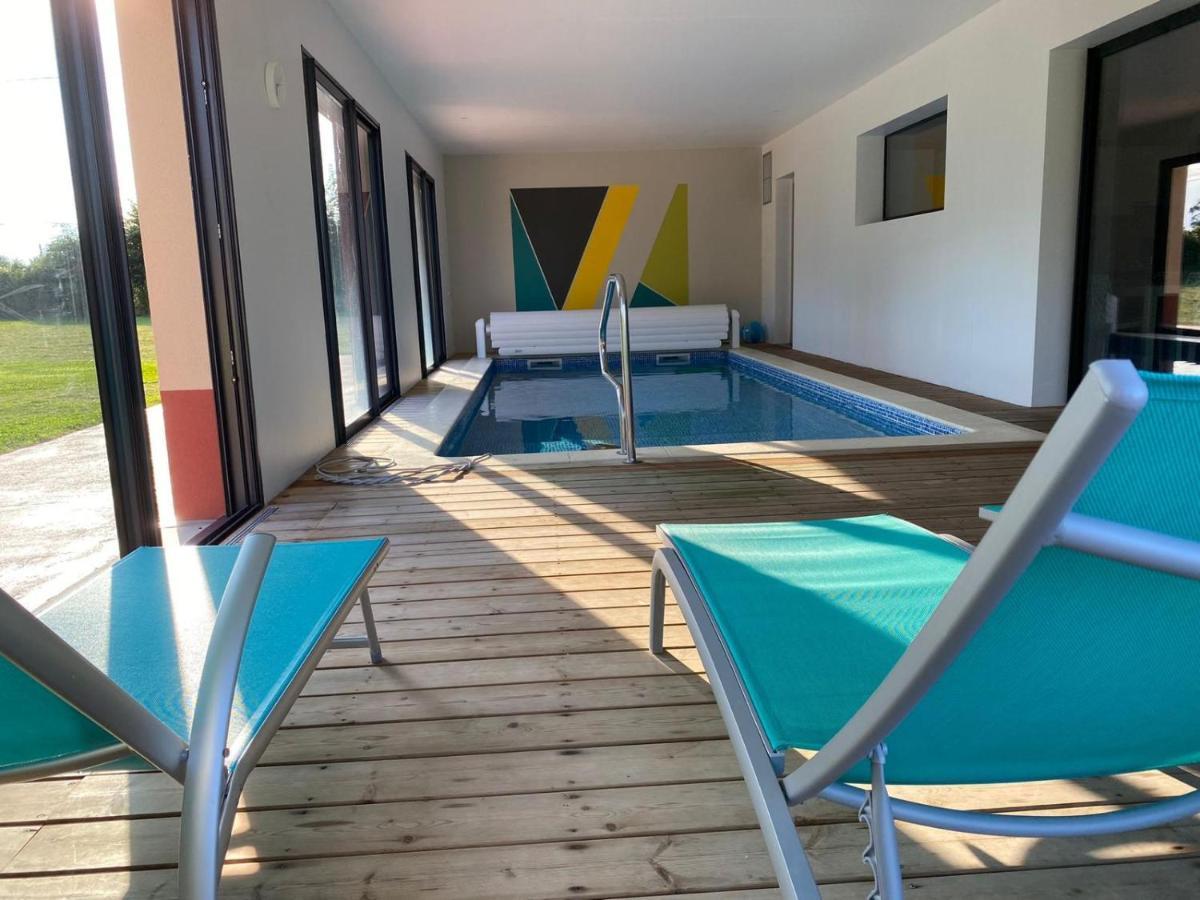 Maison Avec Piscine Interieure Privee Sans Vis A Vis Chauffee Toute L Annee Quiévrecourt Exteriör bild