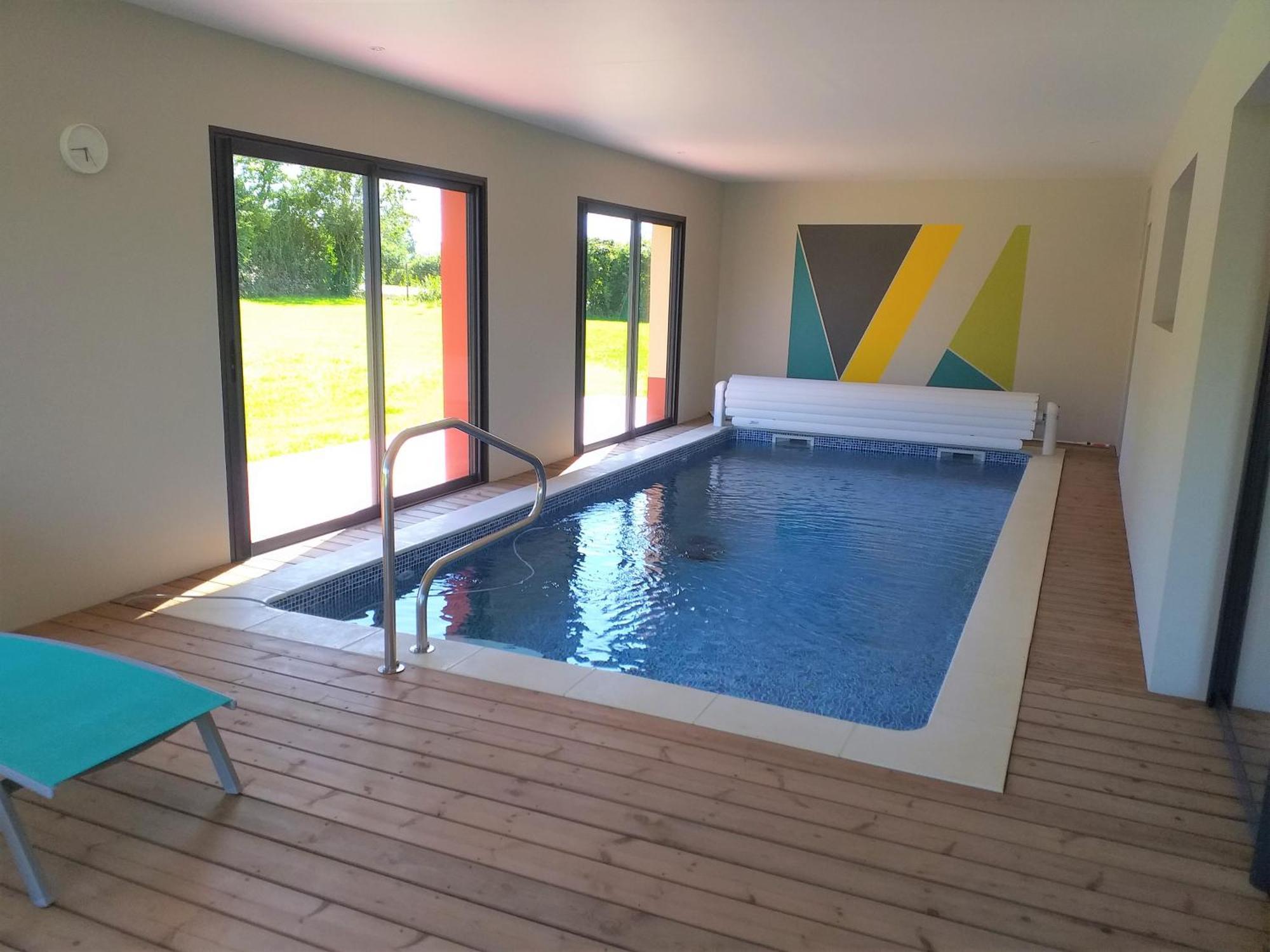 Maison Avec Piscine Interieure Privee Sans Vis A Vis Chauffee Toute L Annee Quiévrecourt Exteriör bild